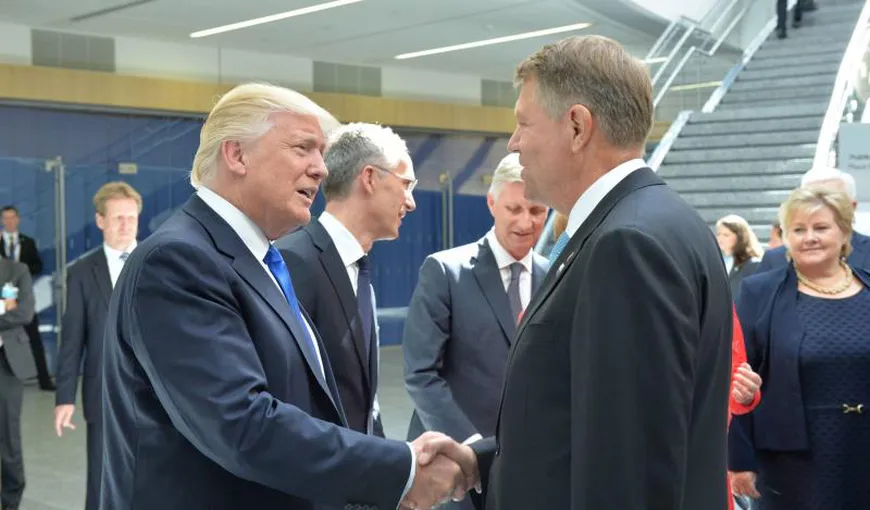 Klaus Iohannis se întâlnește vineri cu Donald Trump și cu secretarul de stat american Rex Tillerson
