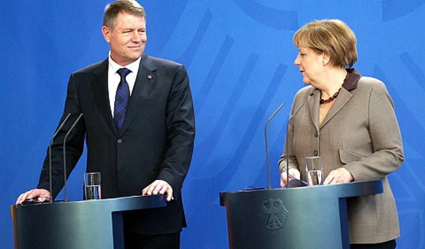 Iohannis semnalează sincope în relaţia dintre UE şi SUA. Merkel vorbeşte despre subiecte controversate