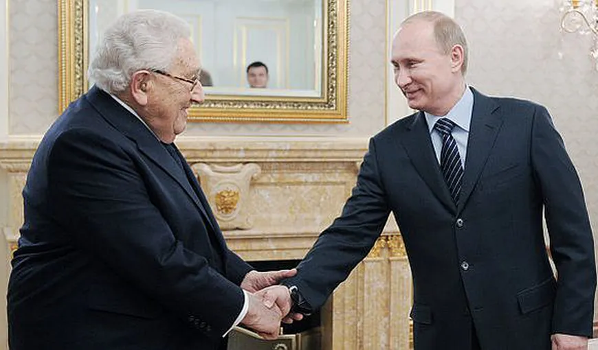 Fostul secretar de stat american Henry Kissinger, în vizită la Vladimir Putin