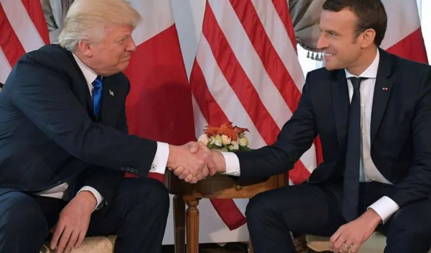 Donald Trump a acceptat invitaţia lui Macron de a participa la ceremoniile de Ziua Franţei de la Paris