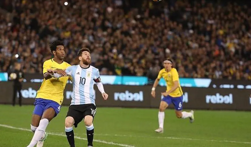 Amicalul verii în fotbalul mondial. Argentina lui Messi a învins Brazilia, într-un meci jucat în Australia VIDEO