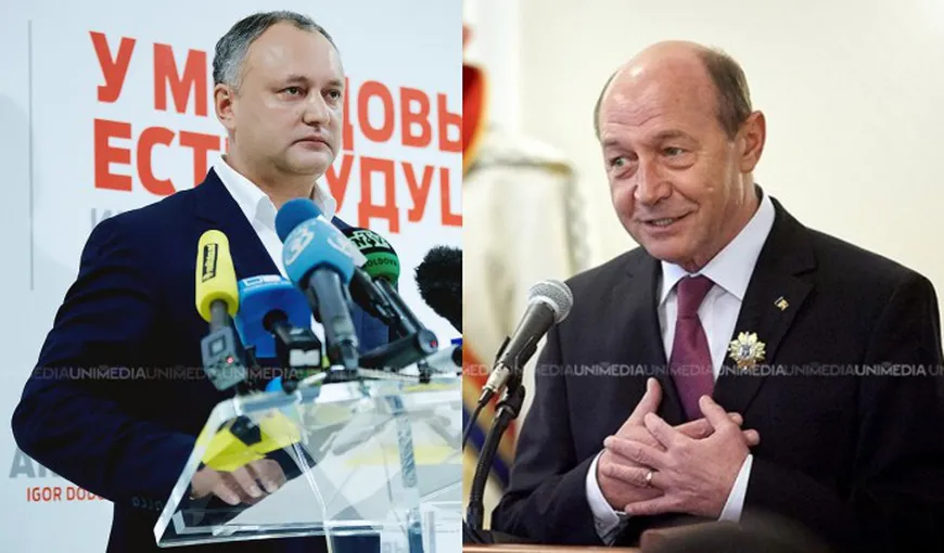 Dodon reacţionează virulent la declaraţiile lui Traian Băsescu, la Congresul PUN
