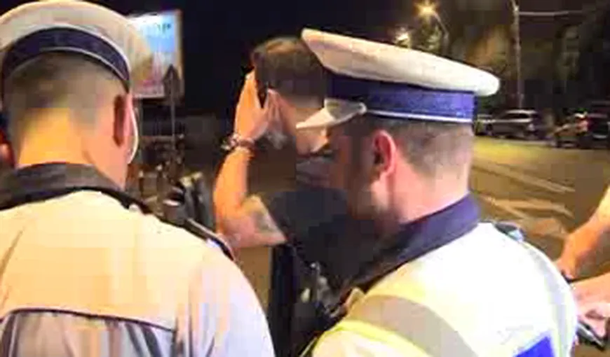 Razie de amploare în Bucureşti. Mai mulţi şoferi s-au ales cu dosare penale după ce au condus beţi sau drogaţi VIDEO