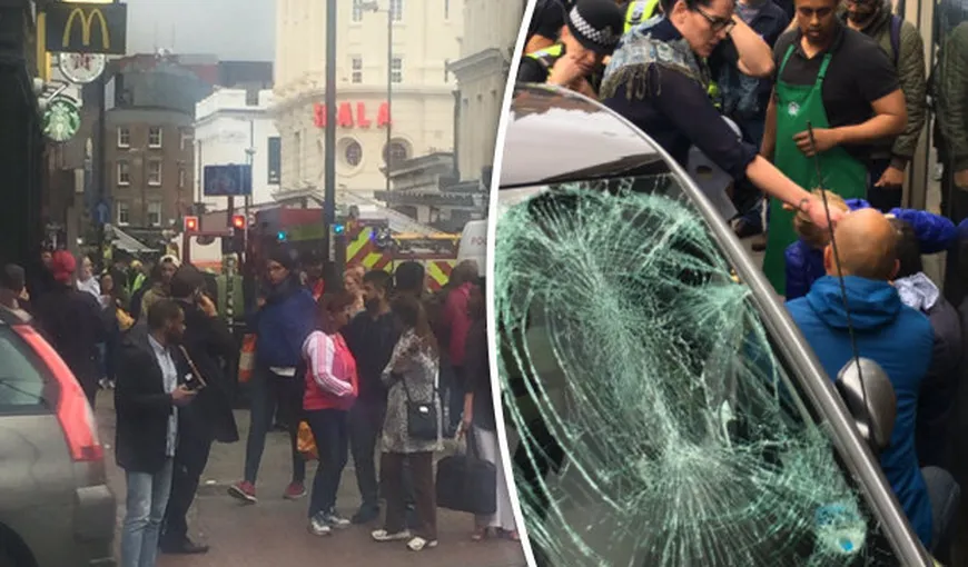 Panică la Londra: O maşină a intrat în oamenii aflaţi într-o cafenea de lângă staţia King’s Cross