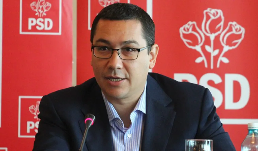 Victor Ponta: Dacă moţiunea de cenzură nu va trece, Sorin Grindeanu va deveni preşedintele PSD