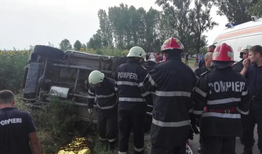 ACCIDENT în Giurgiu. Doi bărbaţi au murit şi două femei au fost rănite