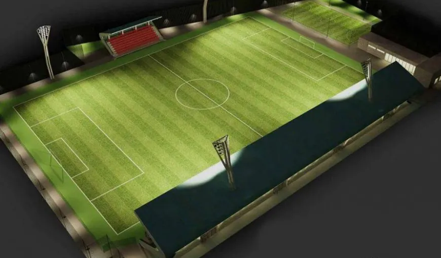 Al doilea stadion din Teleorman care va fi modernizat. Va costa peste 4 milioane de euro, va avea hotel şi nocturnă