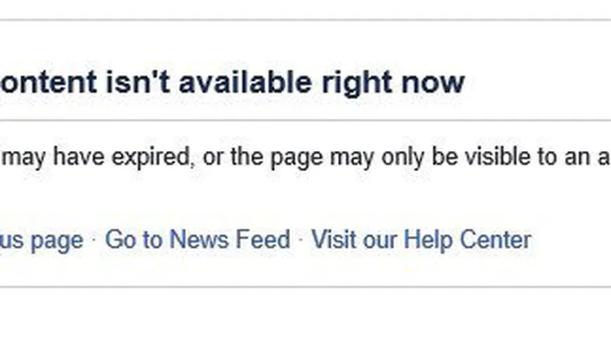 Facebook a picat. A căzut Facebook. De ce nu merge Facebook?
