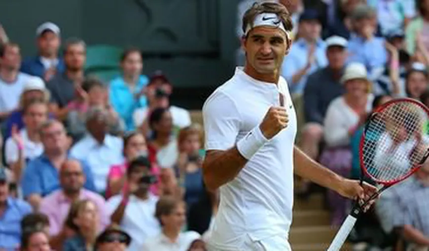 WIMBLEDON 2017. Federer, la concurenţă cu Djokovic. S-a calificat în turul II după un set şi jumătate