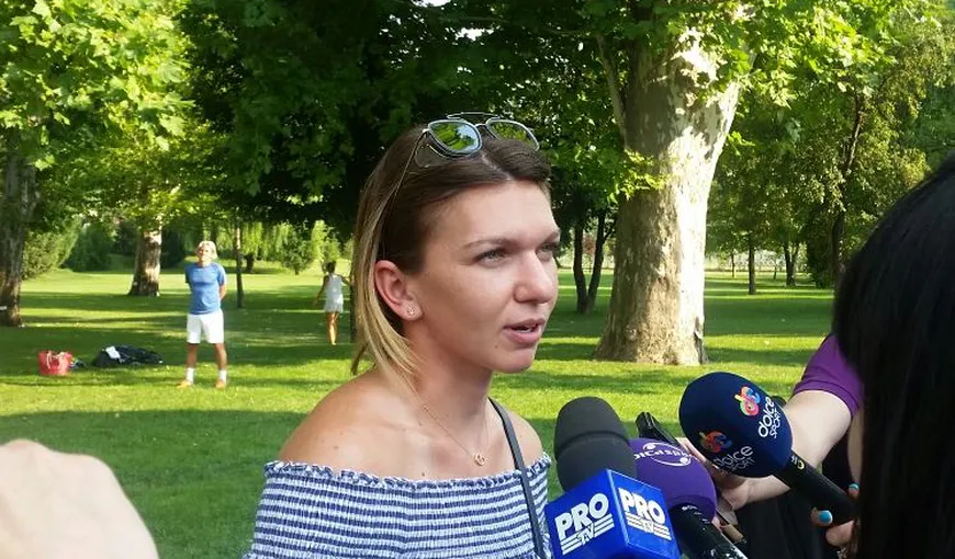 Simona Halep a fost joi la BRD Bucharest Open: Simţeam nevoia să văd un pic de tenis