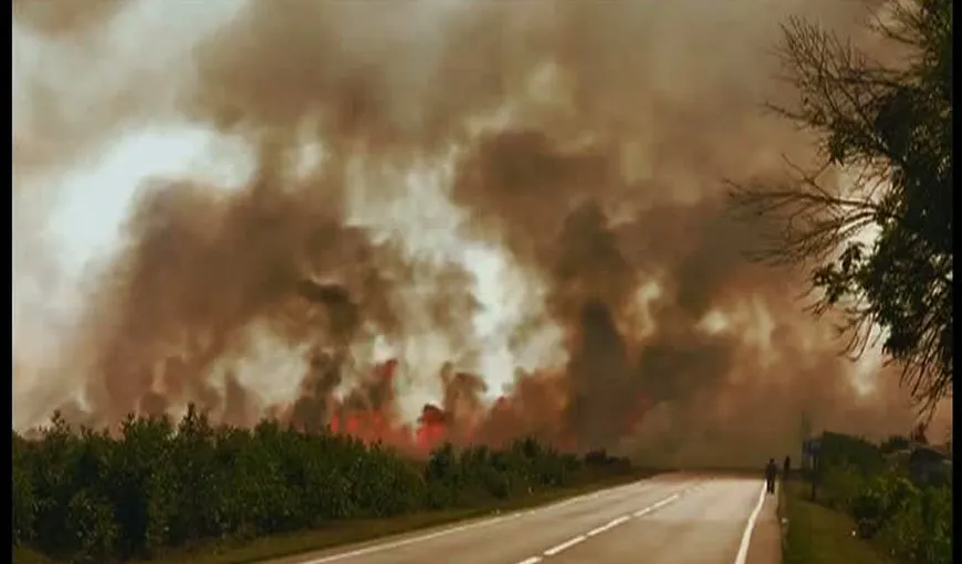 Sute de oameni evacuaţi în Spania, din cauza unor incendii de vegetaţie
