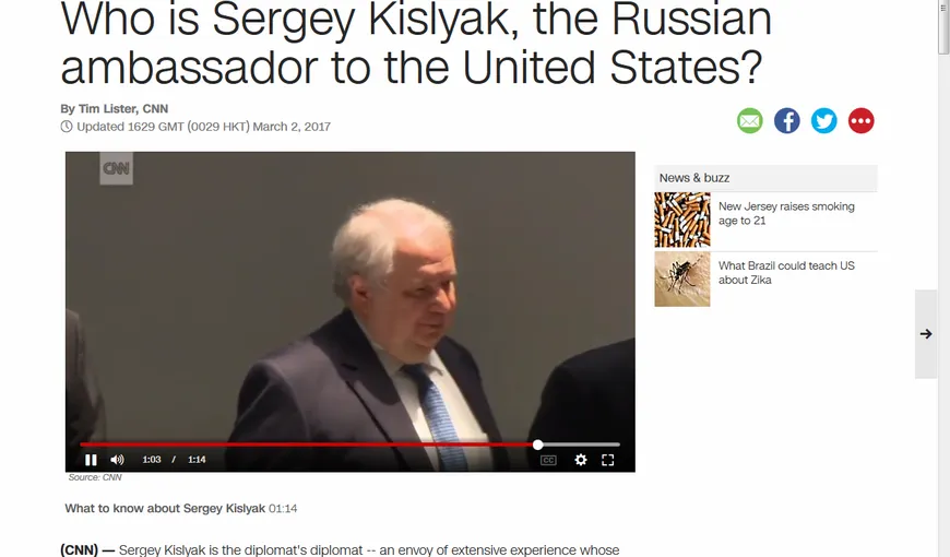 Implicarea Moscovei în alegerile din SUA: Rusia şi-a retras ambasadorul de la Washington