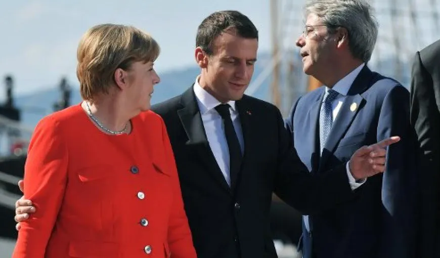 Angela Merkel şi Emmanuel Macron vor intensificarea cooperării şi reformarea zonei euro