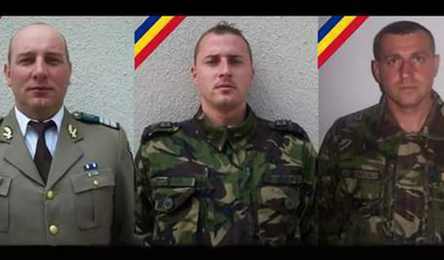Cei trei militari morţi în accidentul din Argeş, înmormântaţi cu onoruri militare. Situaţia dotărilor din Armată, analizată în CSAT