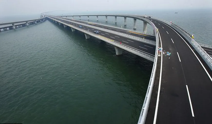 Cel mai lung pod peste mare va avea staţii de alimentare pentru automobilele electrice