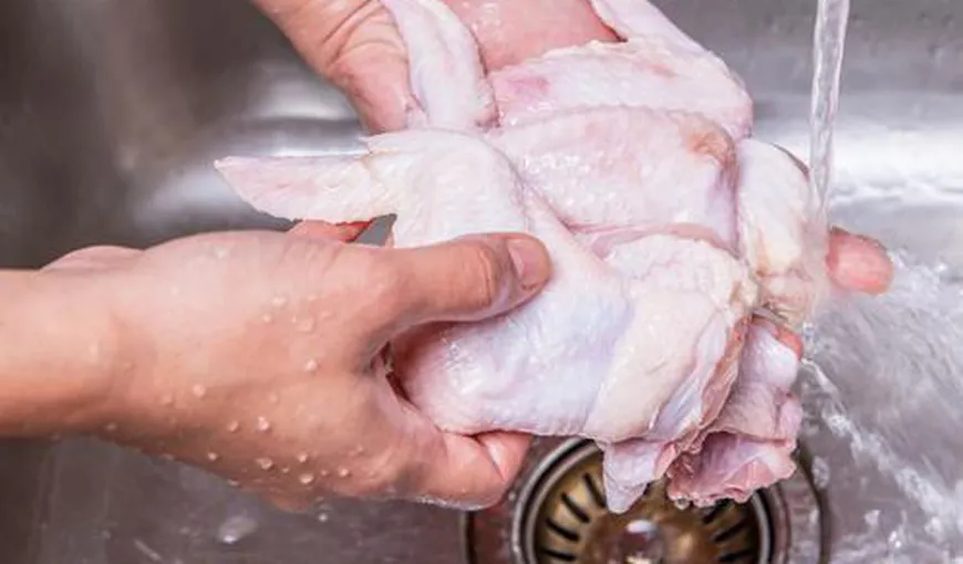 De ce NU trebuie să speli niciodată carnea crudă de pui înainte de a o găti