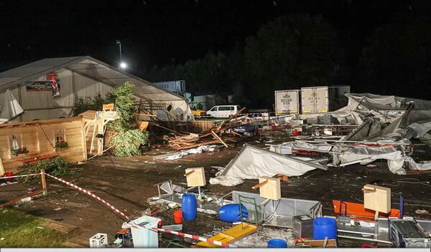 Tragedie în timpul unei recepţii: Doi morţi şi 120 de răniţi, după o furtună violentă. O româncă se afla printre victime