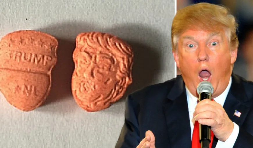Poliţia germană a confiscat mii de pastile de ecstasy cu efigia preşedintelui american Donald Trump