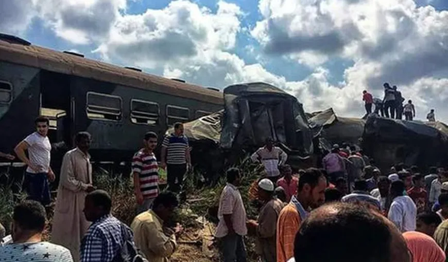 Accident feroviar în Egipt: 36 de persoane au murit, alte 100 au fost rănite UPDATE