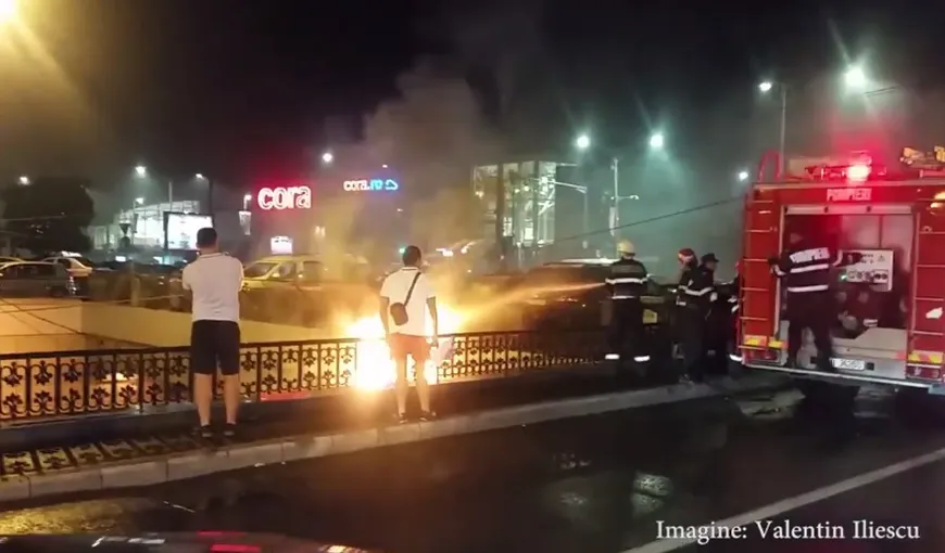 Incendiu în Pasajul Lujerului din Capitală. Circulaţia tramvaielor în zonă, oprită timp de 15 minute VIDEO