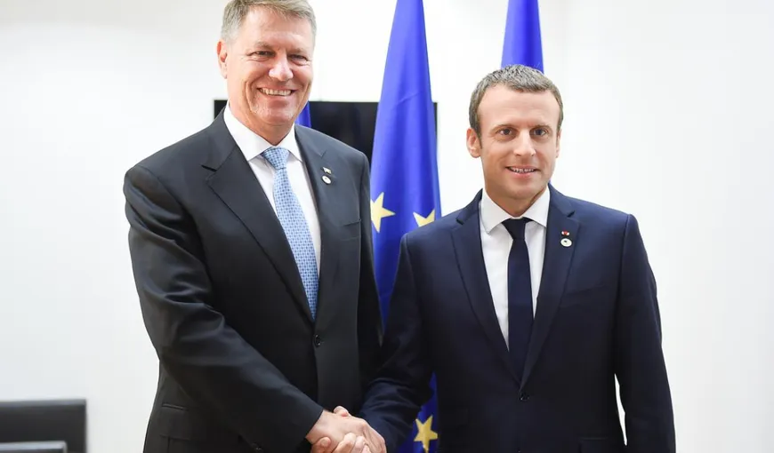 Emmanuel Macron vine joi în România. Va avea convorbiri şi conferinţă de presă cu preşedintele Iohannis