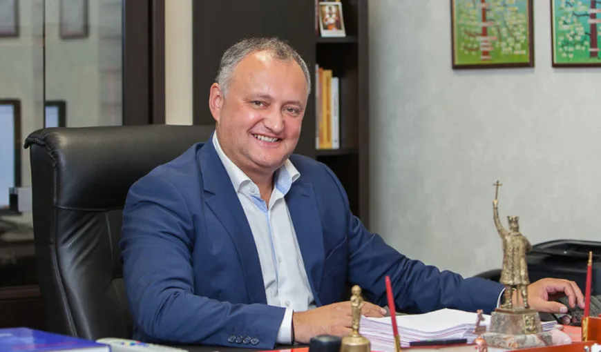 Preşedintele Igor Dodon nu este de acord cu unirea Republicii Moldova cu România