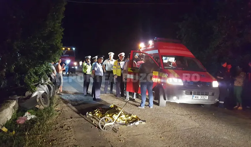 Tragedie la o nuntă în Buzau. O şoferiţă de 18 ani a murit şi o fată de 19 ani a ajuns în stare gravă la spital
