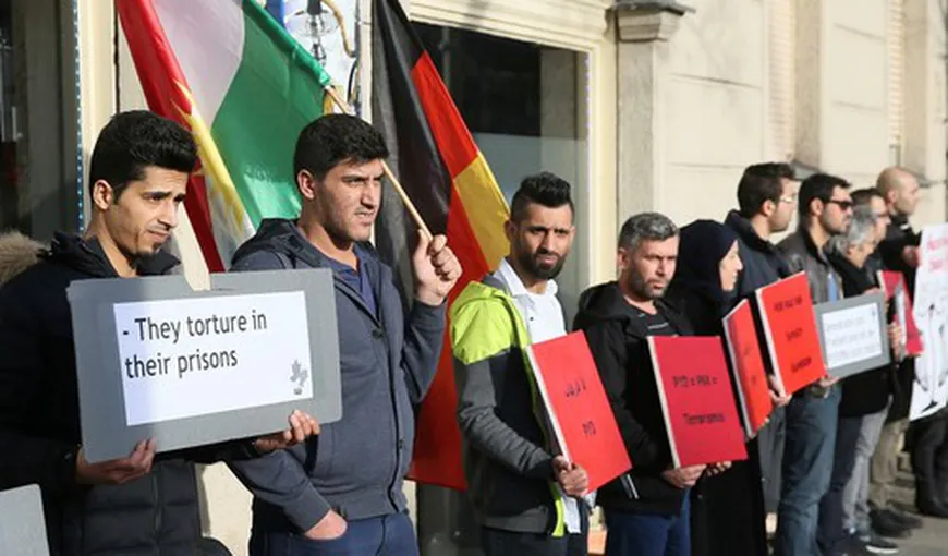 Germania: Mii de kurzi au protestat la Hanovra împotriva ofensivei turce asupra oraşului sirian Afrin