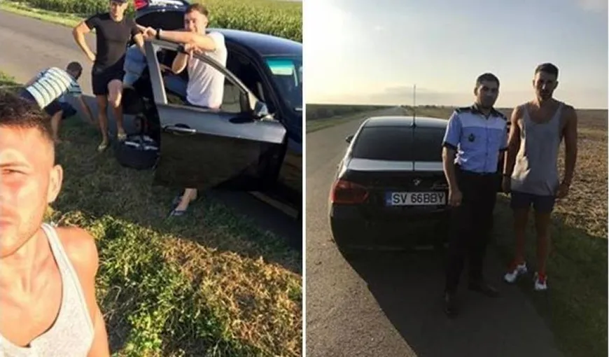 Gestul unui poliţist faţă de un şofer care şi-a stricat maşina în drum spre Constanţa a devenit viral pe Facebook