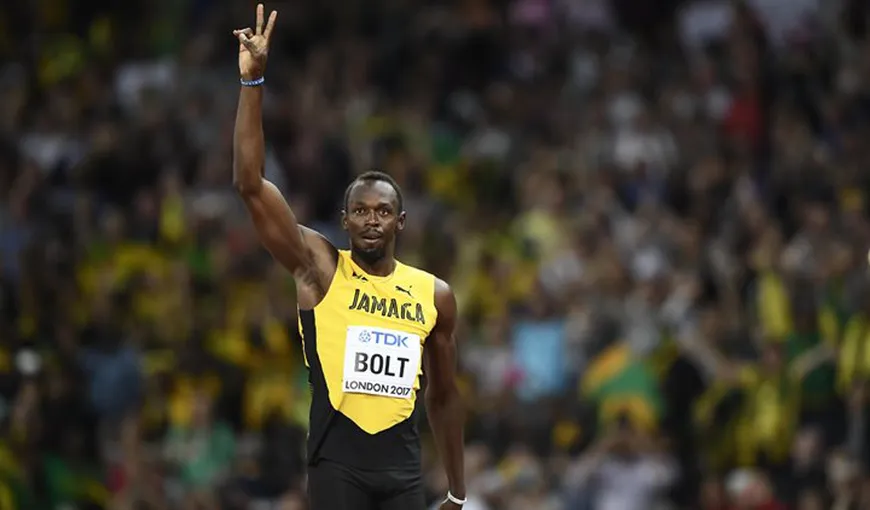 Usain Bolt a fost învins în ultima cursă de 100 metri din carieră, la Campionatele Mondiale de la Londra VIDEO