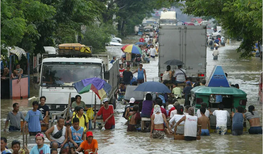Ciclonul tropical din Filipine a făcut cel puţin patru morţi, inclusiv copii, iar şase persoane sunt date dispărute