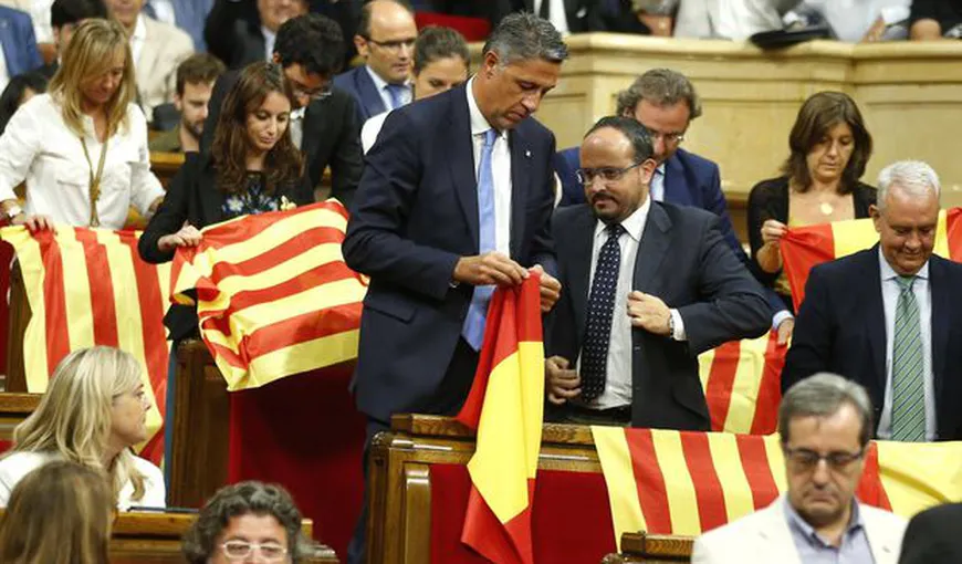 Referendumul pentru independenţa Cataloniei a fost aprobat de Parlamentul regional. Scrutinul va avea loc pe 1 octombrie