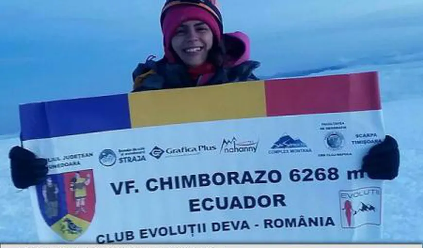 O româncă a cucerit Chimborazo. Este cel mai îndepărtat loc faţă de centrul Pământului