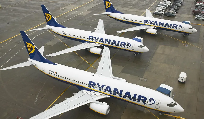 Amendă de 5 milioane de euro pentru Ryanair din cauză că a anulat mai multe curse