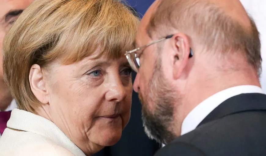 Martin Schulz o acuză pe Angela Merkel de manevre tactice pentru câştigarea alegerilor legislative