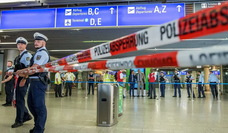 Ameninţare cu bombă pe aeroportul din Frankfurt: Un bărbat a declarat că are explozibili în bagaje