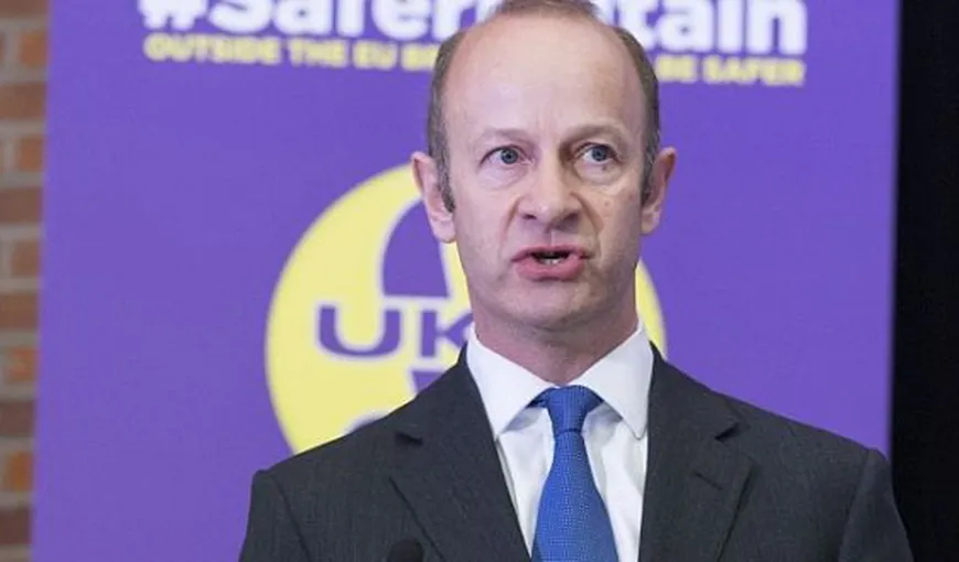 Partidul eurofob UKIP are un nou lider: Este un fost ofiţer de armată şi poliţie