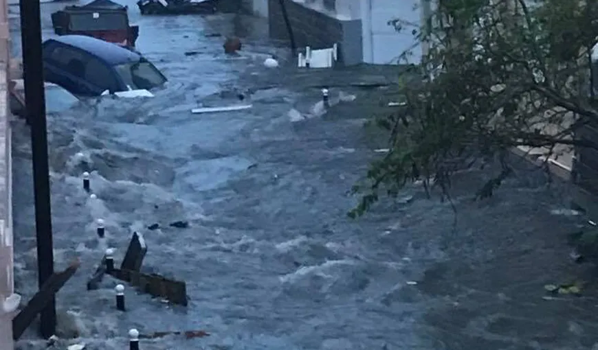 Uraganul Irma face ravagii: 95% din Insula Saint Martin a fost distrusă, 9 persoane au murit VIDEO
