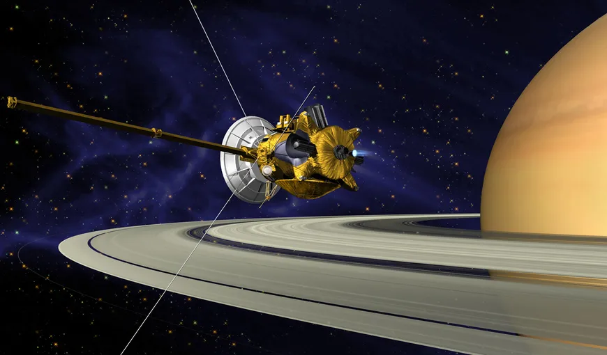 Sonda Cassini îşi încheie vineri misiunea de explorare a planetei Saturn, care a durat 13 ani