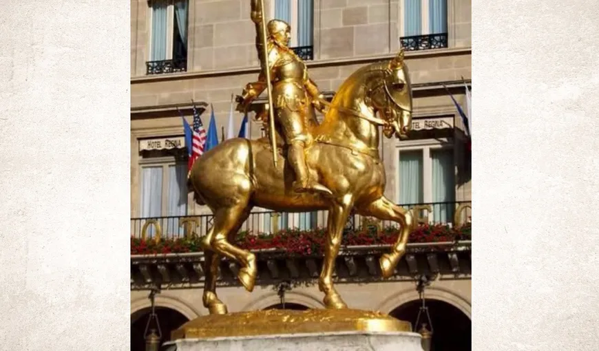 Statuia lui Mihai Viteazu din Târgovişte, vopsită în auriu. Sculptorul vrea să dea în judecată primăria