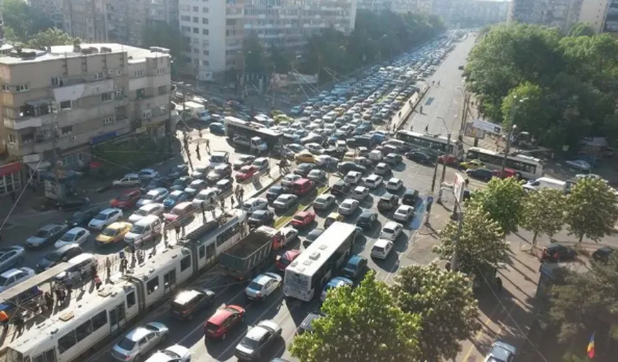 Bucureşti, pe primul loc în topul oraşelor europene cu cel mai aglomerat trafic