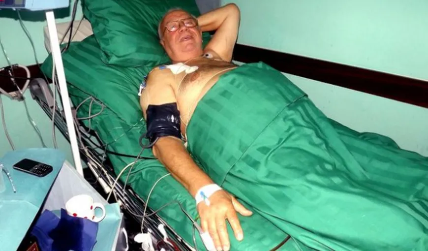 Alexandru Arşinel, de pe patul de spital: „Un mic accident şi iată-mă în spital”