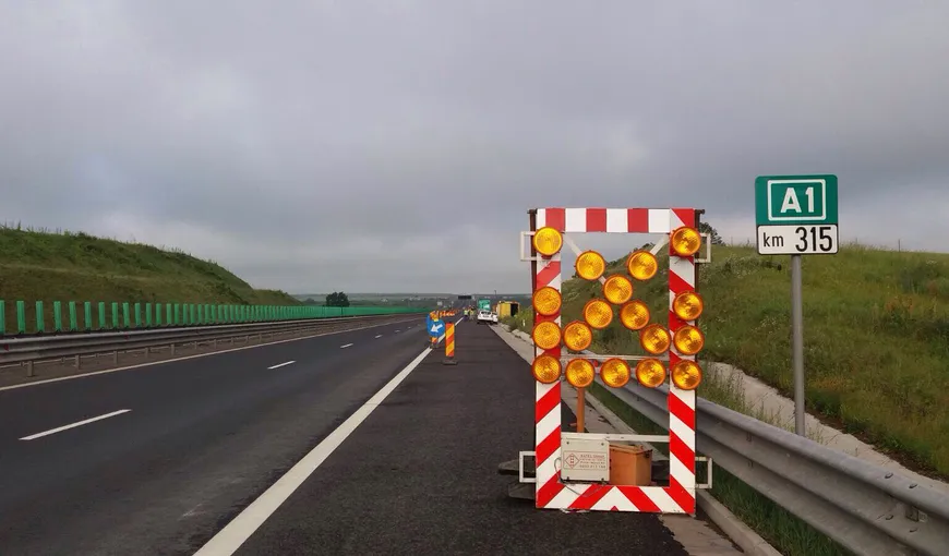 Atenţie, şoferi! Sunt lucrări pe Autostrada A1 Sibiu-Deva