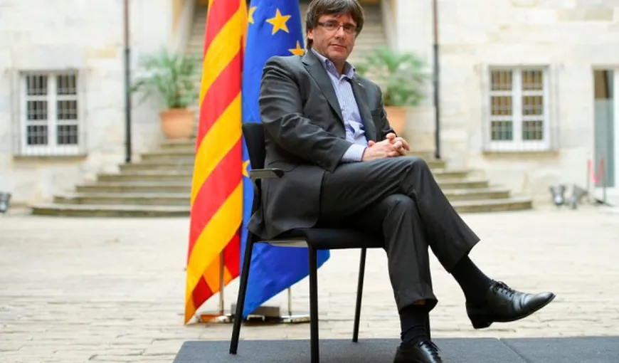 Liderul catalan Carles Puigdemont ar putea anunţa, marţi, independenţa Cataloniei faţă de Spania