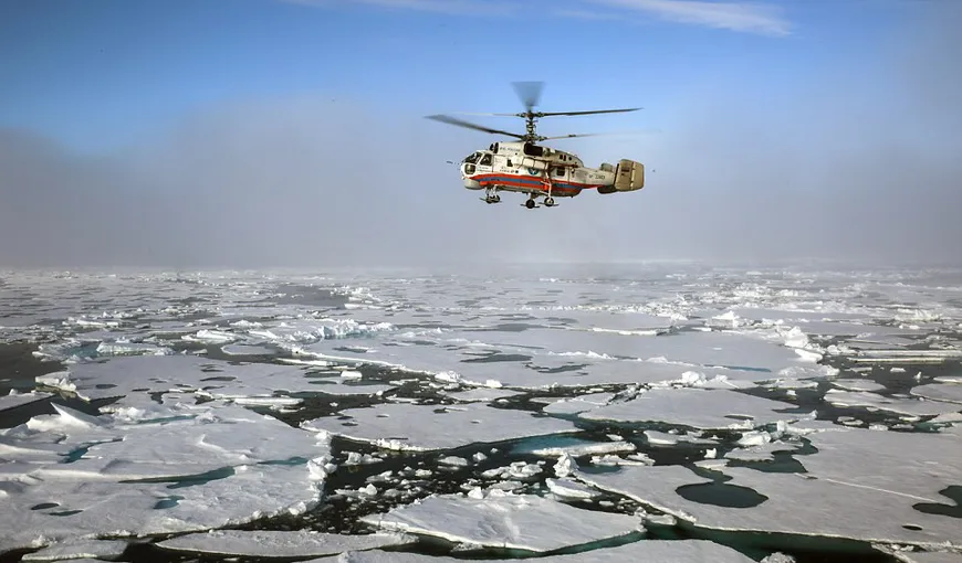 Un elicopter cu OPT persoane la bord, prăbuşit în Marea Groenlandei. Toate persoanele erau cetăţeni ruşi