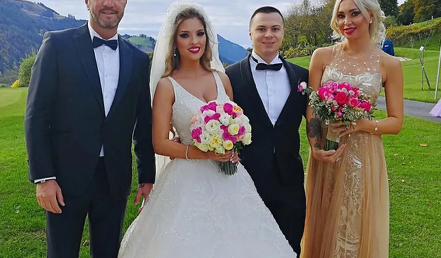 Nuntă mare în familia lui Nicu Gheară. Fiul său s-a căsătorit, naş i-a fost Walter Zenga VIDEO