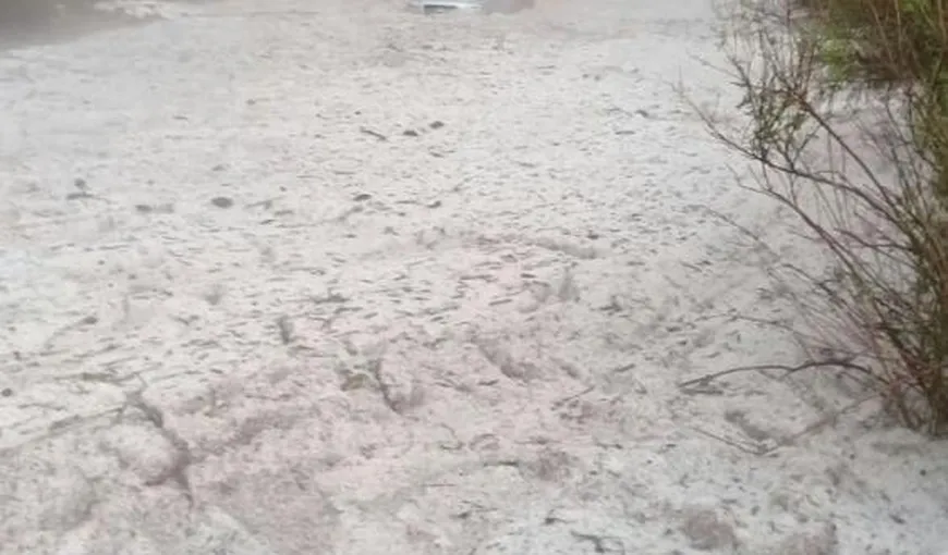 Imagini apocaliptice în Argentina: Grindina a îngropat maşinile VIDEO