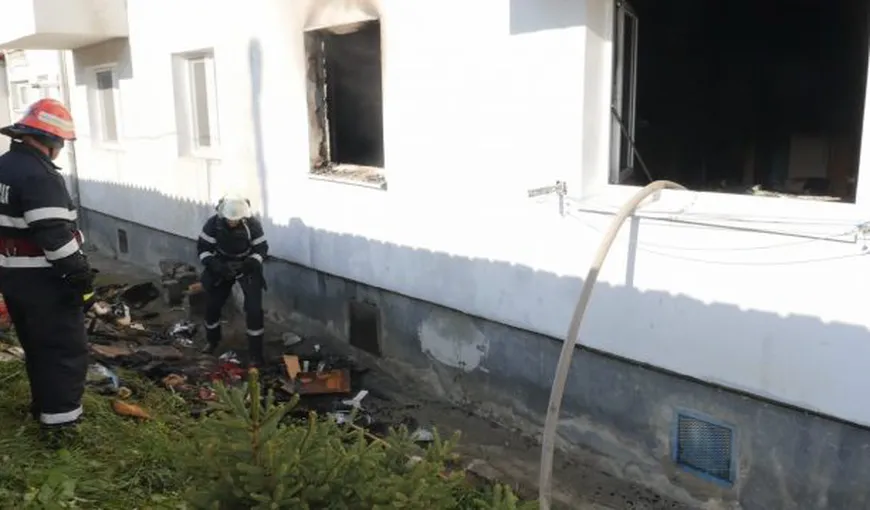 INCENDIU într-un bloc din Mediaş: 16 persoane au fost evacuate