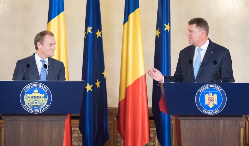 Donald Tusk, preşedintele Consiliului European, felicită România cu ocazia preluării preşedinţiei Consiliului UE
