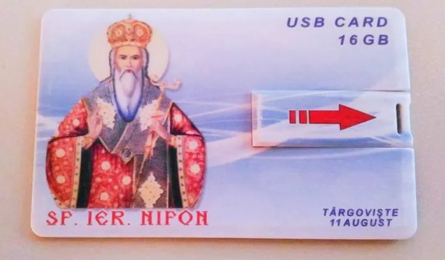 Arhiepiscopia Târgoviştei se modernizează: A lansat un memory stick de 16 GB cu rugăciuni